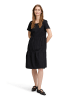 Vera Mont Sommerkleid mit Stufen in Schwarz
