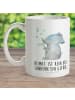 Mr. & Mrs. Panda Kindertasse Elefant Seifenblasen mit Spruch in Weiß