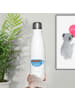 Mr. & Mrs. Panda Trinkflasche Edelstahl Kaffee Tasse ohne Spruch in Weiß