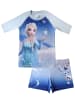Disney Frozen Die Eiskönigin Schwimmset UV-Schutz 30 Badeanzug Elsa Shirt Hose in blau