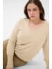 KAFFE curve Strickpullover KClizzy Regular fit in Feather Gray Melange