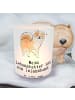 Mr. & Mrs. Panda Windlicht Islandhund Lebensretter mit Spruch in Transparent