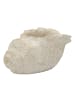 Mauro Ferretti Beige Keramikvase in Muschelform, 35 x 23 x 18 cm