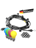 SPICELITE Garten Party Lichterkette Illu 5 bunte LED Tropfenlampen 5m schwarz
