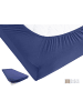 Carpe Sonno Jersey Spannbettlaken in Navy Blau