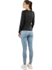 Janice 4 x Damen Langarmshirt Nimes in Schwarz