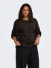 ONLY Carmakoma Sweatshirt in Coffee Bean