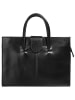 Cluty Handtasche echt Leder in schwarz