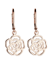 Elli Ohrringe 925 Sterling Silber Blume, Rose in Rosegold