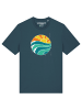 wat? Apparel T-Shirt Summer Sun in Petrol