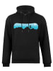 Cotton Prime® Kapuzensweatshirt Snowboarder in Schwarz