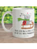 Mr. & Mrs. Panda Kindertasse Smörle Rodeln mit Spruch in Weiß