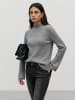 Vero Moda Strickpullover in Medium Grey Melange