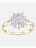 Diamant L'éternel Ring aus 375 Gelbgold mit Diamant
