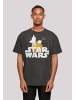 F4NT4STIC Oversize T-Shirt Star Wars The Mandalorian ZZZ in schwarz