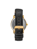 Simplify Die 7000 Lederarmbanduhr in Gold/Black