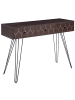 Beliani Konsolentisch MALSALA in Braun/Schwarz - (W) 110 x (H) 79 x (L) 39 cm