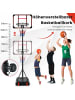 COSTWAY Basketballständer 155-210cm in Schwarz