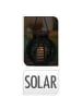 PROGARDEN Solarlaterne in schwarz
