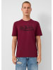 QS T-Shirt  in  39D0_bordeaux