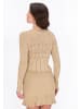 faina Women Cardigan in beige gold