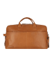 Plevier Breccia Weekender Reisetasche Leder 54 cm in cognac