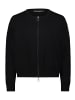 Betty Barclay Strick-Cardigan mit Reißverschluss in Schwarz