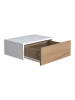 ebuy24 Nachttisch UsalL 14 Weiß 45 x 30 cm