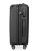 Hauptstadtkoffer Spree - Koffer Handgepäck Bordgepäck Trolley 55 x 36 x 21 cm erweiterbar max. 42 L, TSA in Schwarz