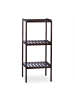 relaxdays Badregal in Dunkelbraun - (B)34,5 x (H)80 x (T)33cm