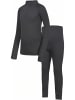 Trespass Kinder Funktionsunterhose "Unite360 Base Layer Set" in Schwarz