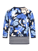 Betty Barclay Feinstrickpullover mit Blumenprint in Dunkelblau/Blau