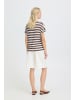 b. young Kurzarm-Bluse BYSIMOA Regular fit in FRENCH ROAST STRIPE