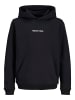 JACK & JONES Junior Kapuzenpullover in Black