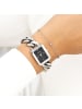 Oozoo Analog-Armbanduhr Oozoo Timepieces silber extra groß (ca. 31x24mm)