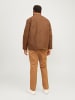 JACK & JONES PLUS Kunstlederjacke in Cognac