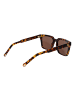 Hally & Son Männer Sonnenbrille Rechtwinklig Braun