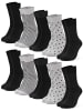 Occulto 10er Pack Muster Socken Milka in Schwarz