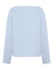 Zero  Strickpullover mit U-Bootausschnitt in Soft Chambray