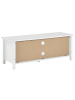 Beliani TV-Schrank HONOLULU in Weiß - (W) 120 x (H) 46 x (L) 40 cm