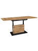 58 aufm Kessel COUCHTISCH Höhenverstellbar Else 3 120x56x70 Holzwerkstoff Wotan Eiche