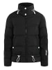 DreiMaster Maritim Winterjacke in Schwarz Türkis