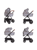 Chipolino Kombikinderwagen 3in1 Prestige in grau