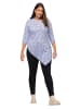 Ulla Popken Longshirt in violett blau