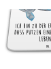 Mr. & Mrs. Panda Untersetzer Narwal mit Spruch in Weiß