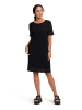 CARTOON Casual-Kleid mit Rundhalsausschnitt in Schwarz