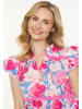 Usha Women Dress in pink multicolor