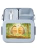 Mr. & Mrs. Panda MEPAL Bentobox Eulen Liebe Design ohne Spruch in Blau Pastell