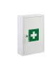 relaxdays Medizinschrank in Weiß/ Grün - (B)21,5 x (H)32 x (T)9,5 cm
