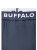 Buffalo Boxer in dunkelblau / blau / hellblau / gran